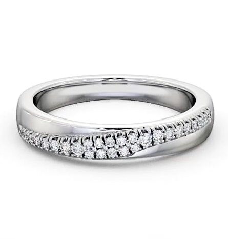 Half Eternity 0.13ct Round Diamond Ring 18K White Gold HE27_WG_THUMB1
