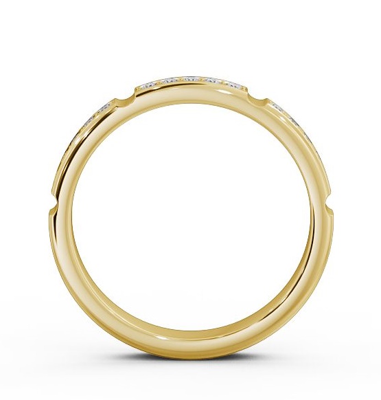 Half Eternity Round Diamond Pave Channel Set Ring 18K Yellow Gold HE28_YG_THUMB1 