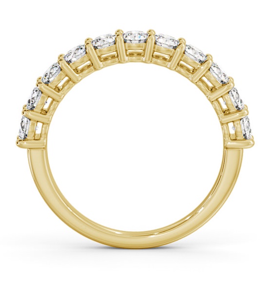Half Eternity Round Diamond Prong Set Ring 18K Yellow Gold HE2_YG_THUMB1 