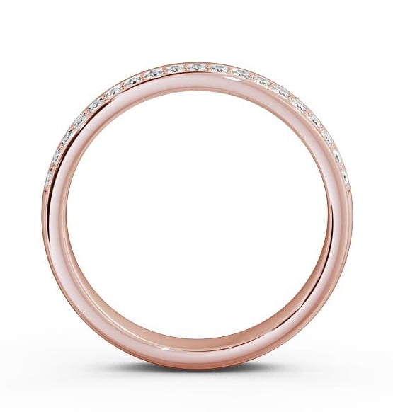 Half Eternity Round Diamond Offset Channel Ring Ring 9K Rose Gold HE31_RG_THUMB1 