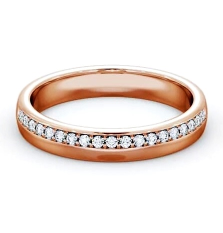 Half Eternity Round Diamond Offset Channel Ring Ring 18K Rose Gold HE31_RG_THUMB2 
