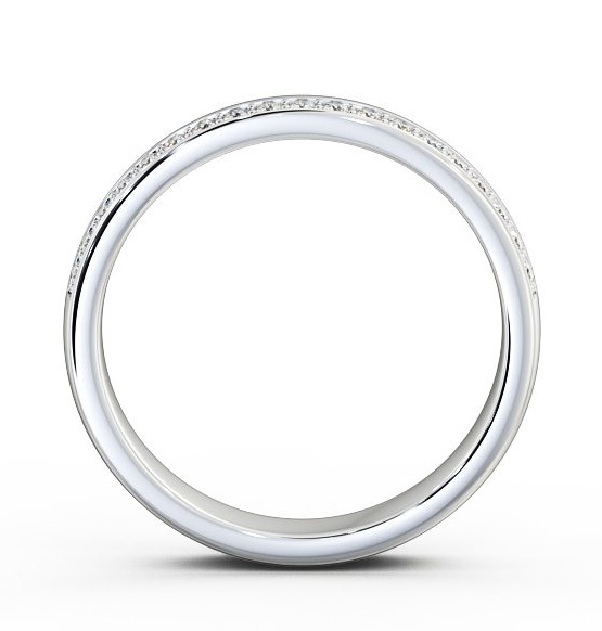 Half Eternity Round Diamond Offset Channel Wedding Ring Ring Palladium HE31_WG_THUMB1 