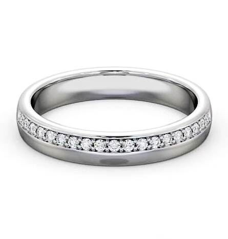 Half Eternity Round Diamond Offset Channel Wedding Ring Ring 18K White Gold HE31_WG_THUMB2 
