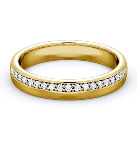 Half Eternity Round Diamond Offset Channel Ring Ring 9K Yellow Gold HE31_YG_THUMB1