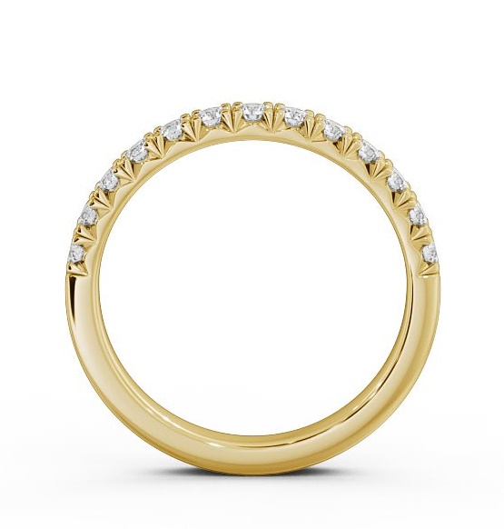 Half Eternity Round Fish Tail Setting Style Ring 18K Yellow Gold HE32_YG_THUMB1 