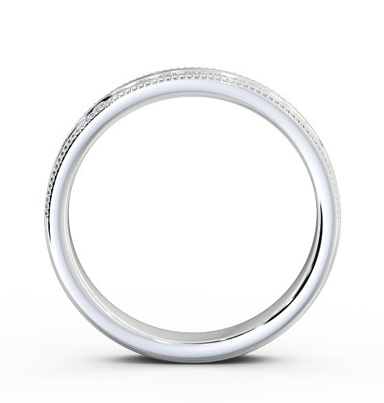 Vintage Half Eternity Round Channel with Milgrain Ring 18K White Gold HE33_WG_THUMB1 