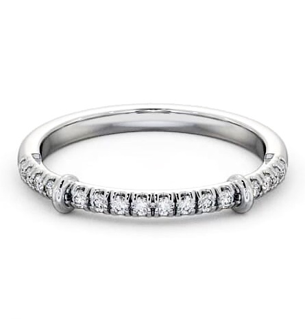 Half Eternity Round Diamond Ring 18K White Gold HE36_WG_THUMB1
