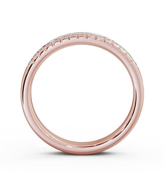 Half Eternity Round Diamond Channel Set Ring 18K Rose Gold HE39_RG_THUMB1 