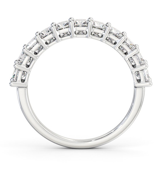 Half Eternity Princess Diamond Prong Set Ring 18K White Gold HE3_WG_THUMB1 