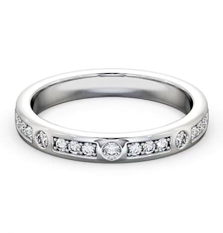 Half Eternity 0.28ct Round Channel and Flush Set Ring 18K White Gold HE44_WG_THUMB1