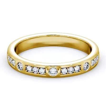 Half Eternity 0.28ct Round Channel and Flush Set Ring 9K Yellow Gold HE44_YG_THUMB1