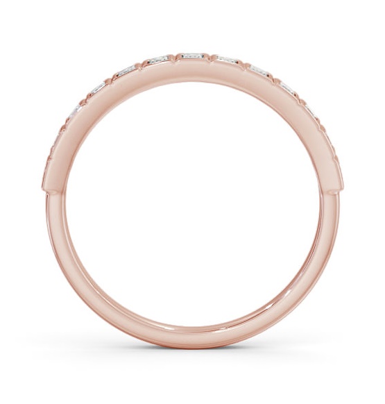Half Eternity Princess Diamond Unique Bezel Set Ring 18K Rose Gold HE55_RG_THUMB1 