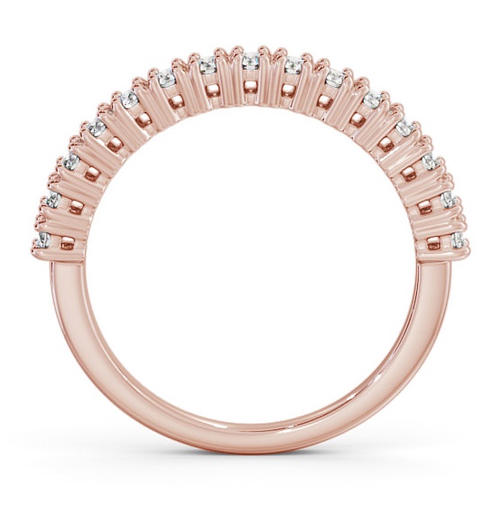 Half Eternity Round Diamond Prong Set Ring 18K Rose Gold HE57_RG_THUMB1 