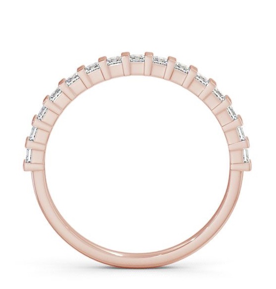 Half Eternity Princess Diamond Tension Set Ring 18K Rose Gold HE5_RG_THUMB1 
