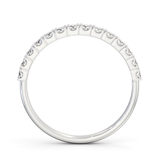 Half Eternity Round Diamond Elegant Ring 9K White Gold HE62_WG_THUMB1 