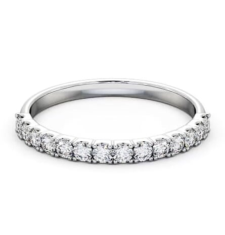 Half Eternity Round Diamond Elegant Ring Platinum HE62_WG_THUMB2 