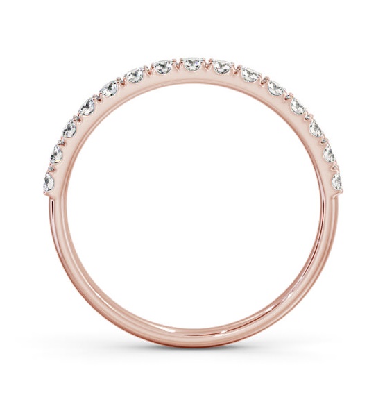 Half Eternity Round Diamond Classic Ring 18K Rose Gold HE63_RG_THUMB1 