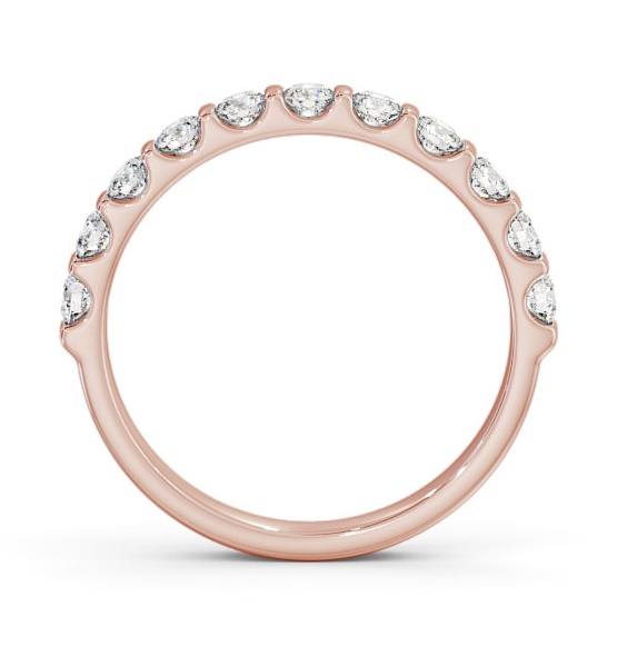 Half Eternity Round Diamond Tension Set Ring 18K Rose Gold HE69_RG_THUMB1 