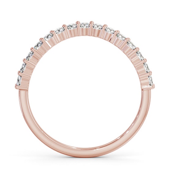 Half Eternity Round Diamond Curved Ring 18K Rose Gold HE70_RG_THUMB1 