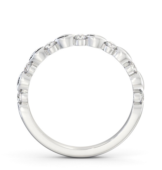Ladies Round Diamond 0.20ct Dainty Design Wedding Ring Platinum HE74_WG_THUMB1 