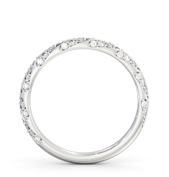 Half Eternity 0.35ct Round Diamond Glamorous Ring 9K White Gold HE81_WG_THUMB1 
