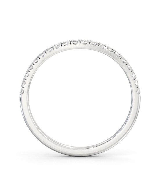 Half Eternity Round Diamond Curved Ring 18K White Gold HE83_WG_THUMB1 