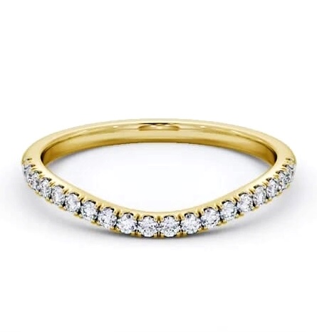 Half Eternity Round Diamond Curved Ring 18K Yellow Gold HE84_YG_THUMB1