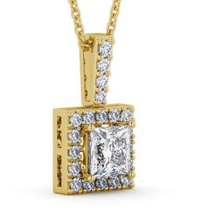 Halo Princess Diamond Pendant 18K Yellow Gold PNT12_YG_thumb1.jpg 