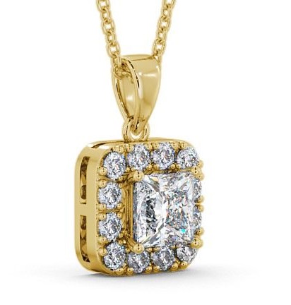 Halo Princess Diamond Rounded Corners Pendant 18K Yellow Gold PNT14_YG_thumb1.jpg 