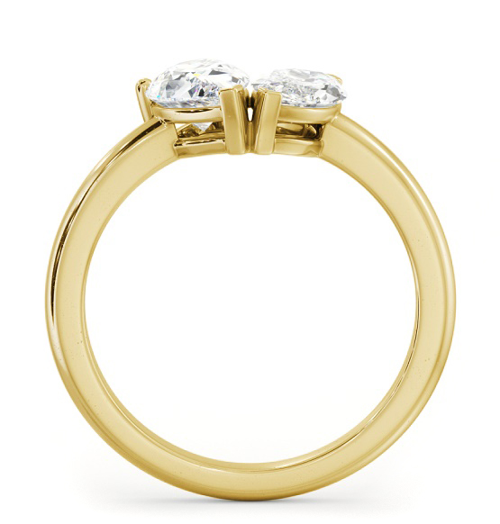 Toi et Moi Pear and Marquise Diamond Ring Set in 18K Yellow Gold tw12_yg_thumb1 