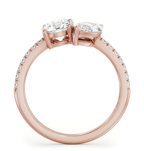 Toi et Moi Marquise and Round Diamonds Set in 18K Rose Gold tw17_rg_thumb1 