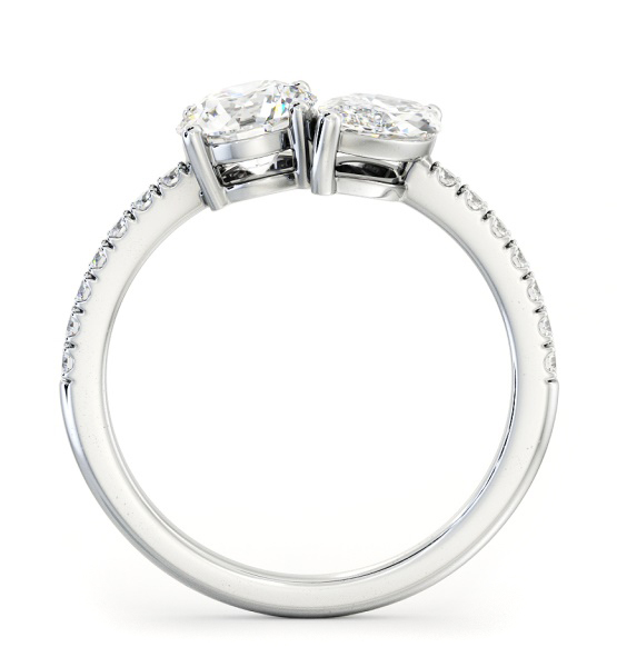 Toi et Moi Marquise and Round Diamonds Set in 18K White Gold tw17_wg_thumb1 