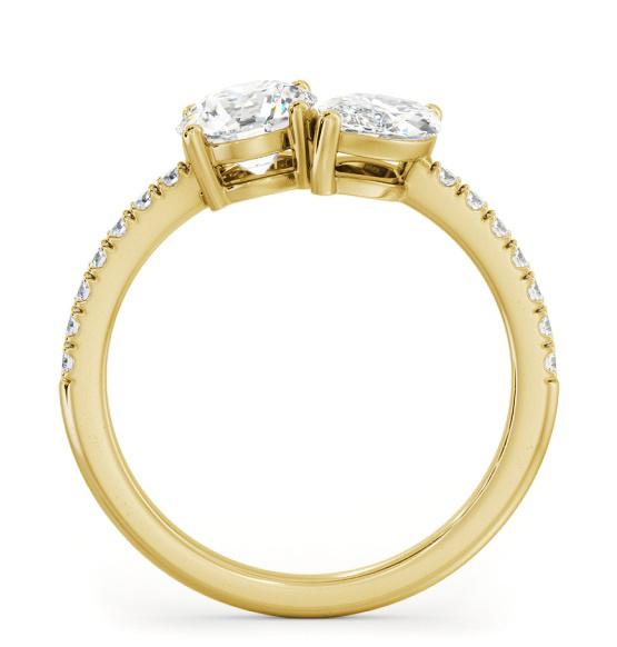 Toi et Moi Marquise and Round Diamonds Set in 18K Yellow Gold tw17_yg_thumb1 