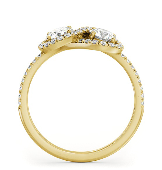 Toi et Moi Round Diamond Halo Ring Set in 18K Yellow Gold tw19_yg_thumb1 