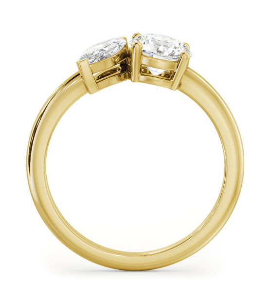 Toi et Moi Marquise and Round Diamond Ring Set in 18K Yellow Gold tw7_yg_thumb1 