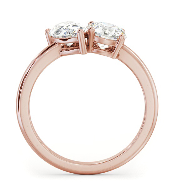 Toi et Moi Round and Pear Diamond Ring Set in 18K Rose Gold tw9_rg_thumb1 