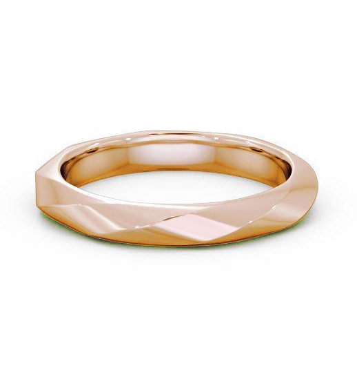 Ladies Textured Wedding Ring 9K Rose Gold WBF16_RG_THUMB2 