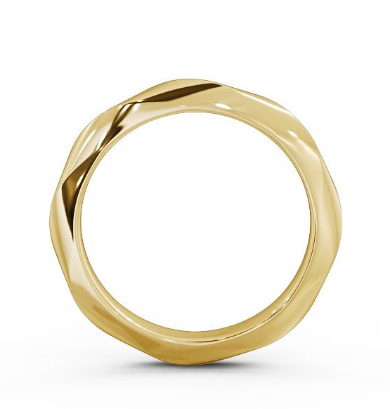 Ladies Textured Wedding Ring 9K Yellow Gold WBF16_YG_THUMB1 