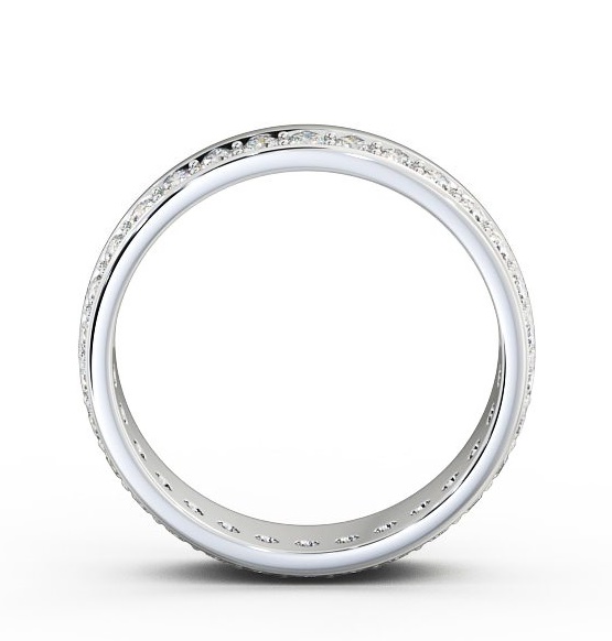 Ladies 0.60ct Round Diamond Full Eternity Wedding Ring 18K White Gold WBF18_WG_THUMB1 