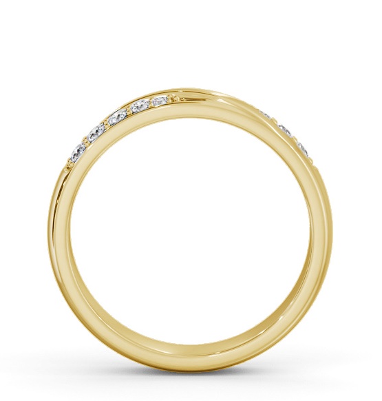Ladies Round Diamond 0.15ct Wedding Ring 9K Yellow Gold WBF47_YG_THUMB1 