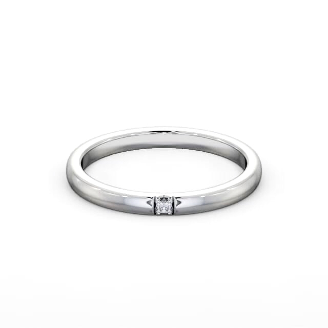 Ladies Diamond Wedding Ring Platinum - Blakely WBF49_WG_HAND
