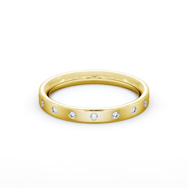 Ladies Diamond Wedding Ring 18K Yellow Gold - Callaway WBF54_YG_HAND