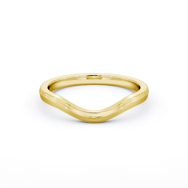 Ladies Plain Wedding Ring 9K Yellow Gold - Sarina WBF60_YG_HAND
