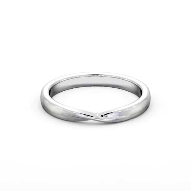 Ladies Plain Wedding Ring Palladium - Selina WBF62_WG_HAND