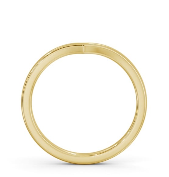 Ladies Plain Wishbone Wedding Ring 9K Yellow Gold WBF63_YG_THUMB1 