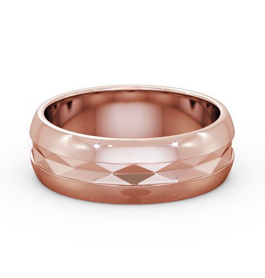 Mens Patterned Wedding Ring 18K Rose Gold WBM24_RG_thumb2.jpg 