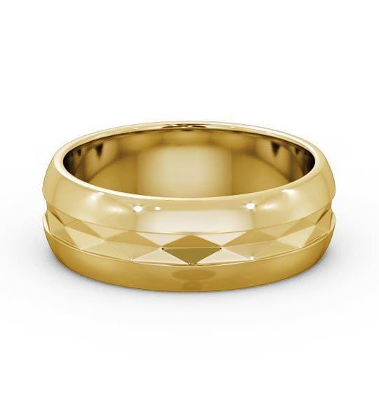 Mens Patterned Wedding Ring 18K Yellow Gold WBM24_YG_thumb1.jpg
