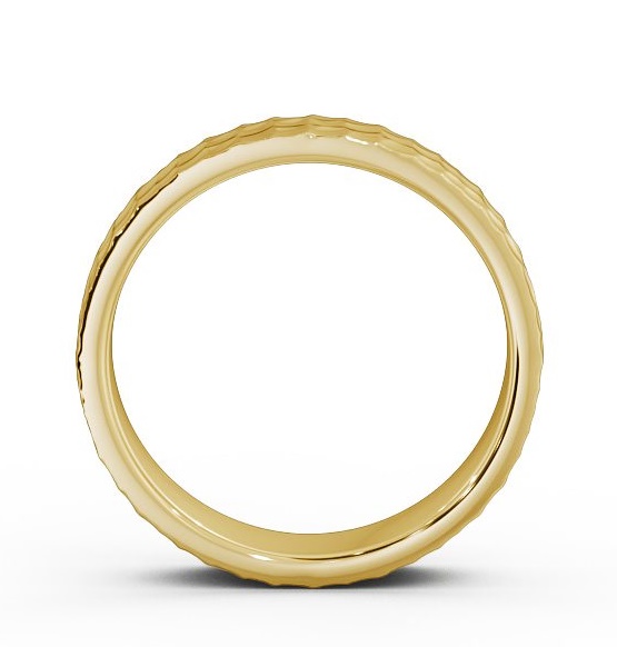 Mens Textured Hammered Effect Wedding Ring 9K Yellow Gold WBM25_YG_thumb1.jpg 