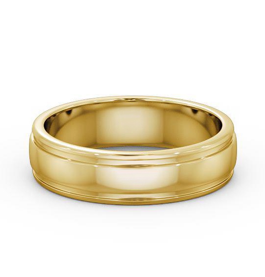 Mens Grooved Wedding Ring 18K Yellow Gold WBM26_YG_thumb2.jpg 