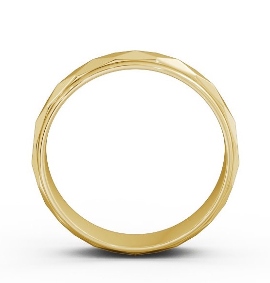 Mens Patterned Geometric Wedding Ring 18K Yellow Gold WBM27_YG_thumb1.jpg 